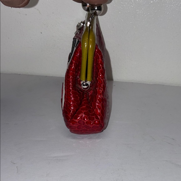 Brighton Red and White Artistic Clutch - Picture 2 of 10